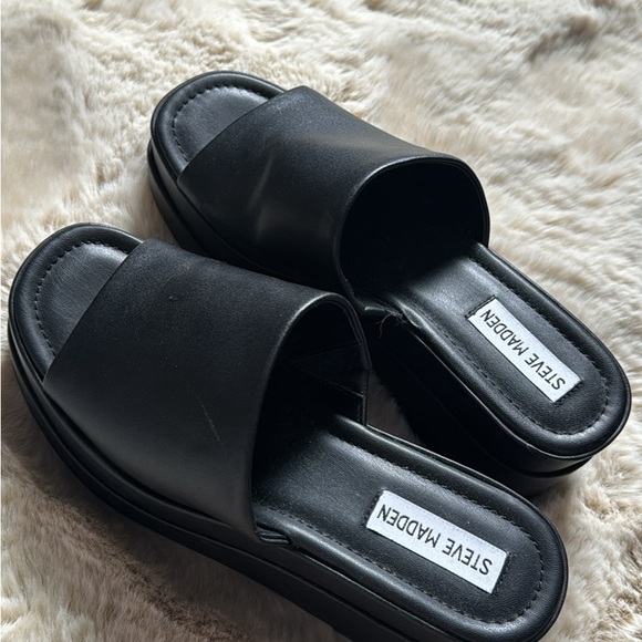 Steve Madden Shoes - Steve Madden Black Women's Mules